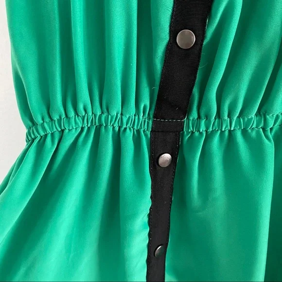 Silence + Noise Strappy Green Mini Dress - Picture 3 of 5